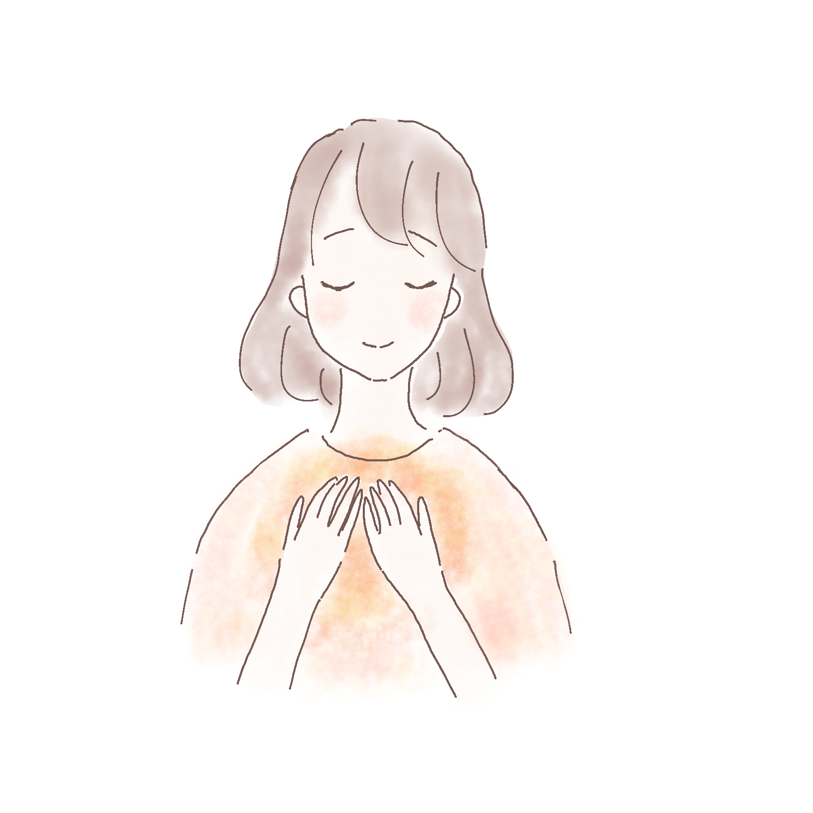 心を落ち着けて、自分の中のあたたかさを感じるひととき
