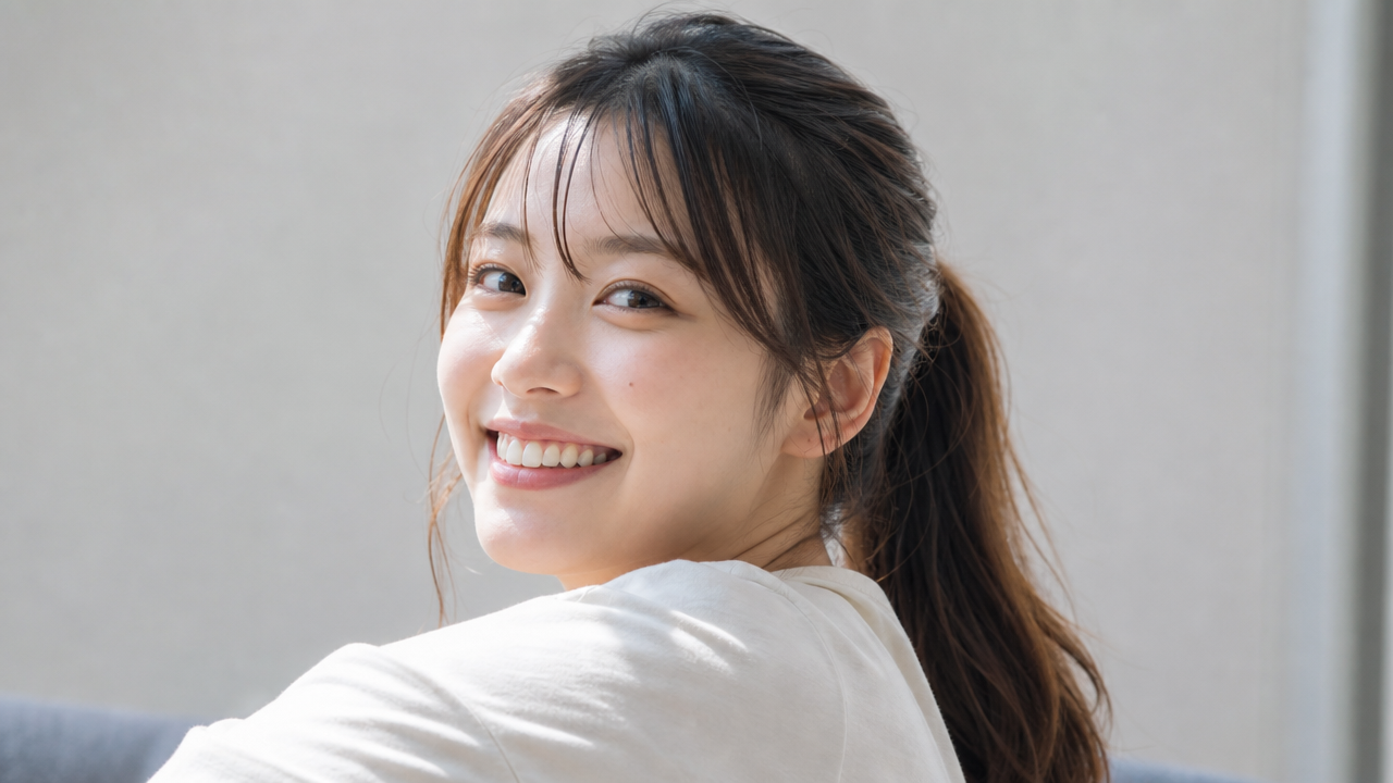 自然体の笑顔が一番の魅力。どんな瞬間も、自分らしく。