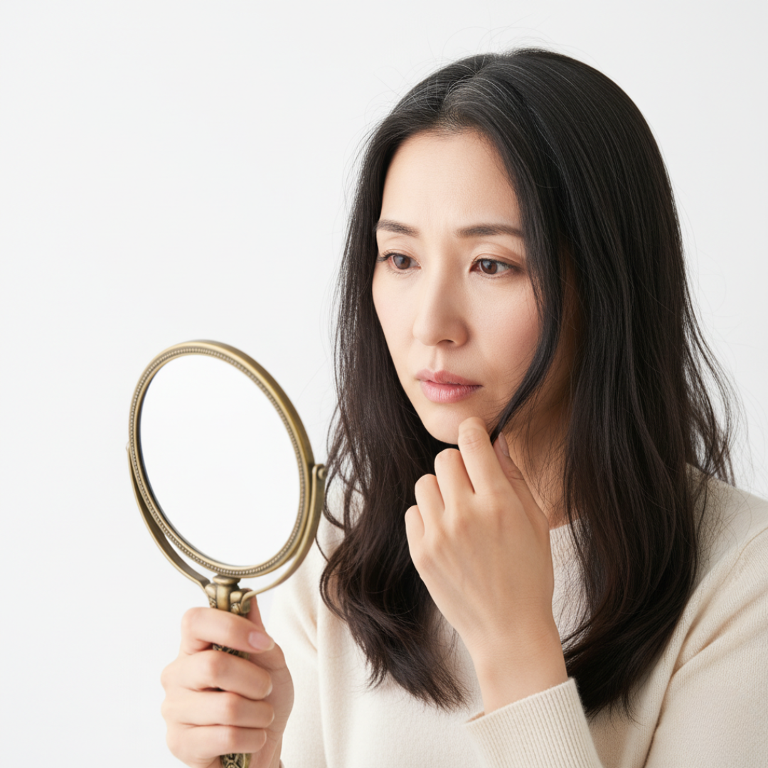 抜け毛・白髪が気になりだした女性