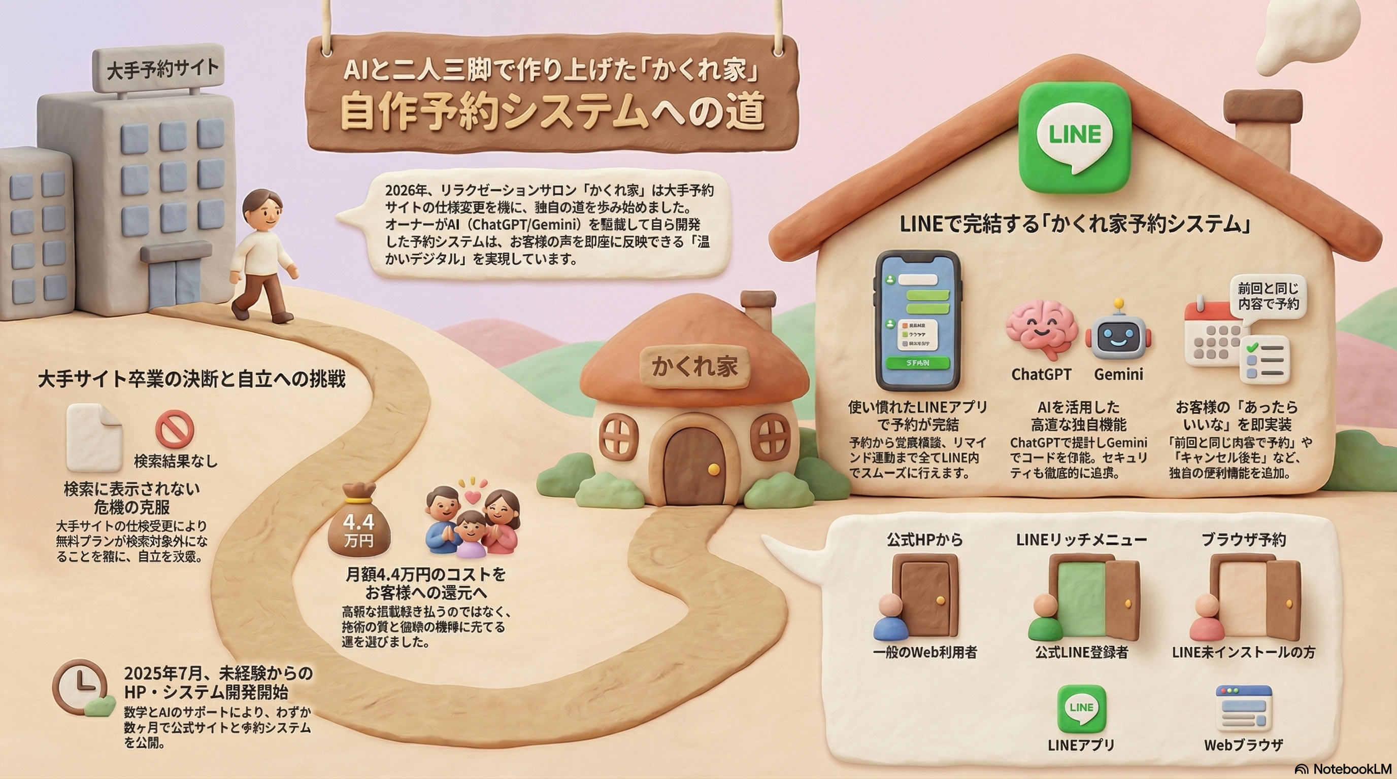 AIと自作したかくれ家予約システム