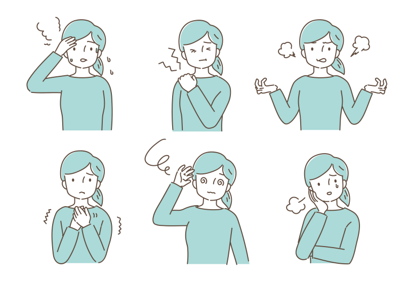 のぼせ・ほてり・どっと出る疲れと付き合う休み方