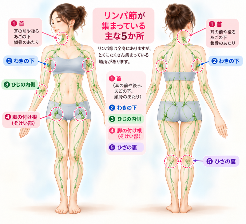 リンパ節は、からだの関所。