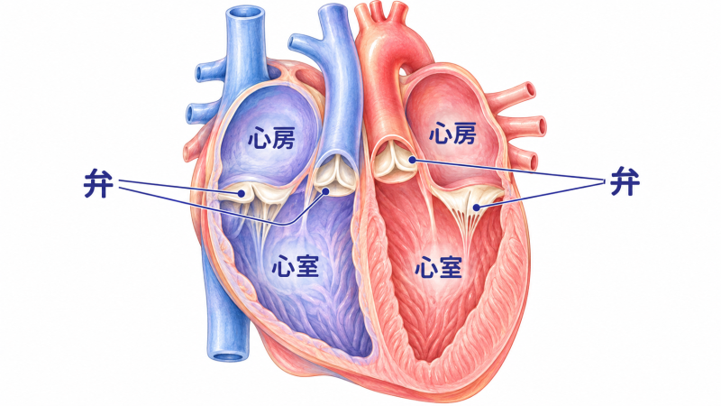 血液は、からだを一周する。